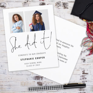 Lámina Presupuesto Que Hizo 2 Foto Invitación Grad 2024