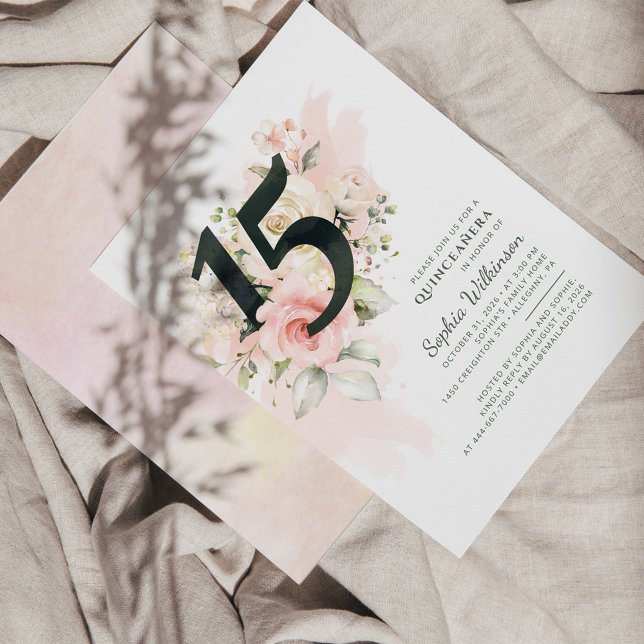Lámina Presupuesto Quinceanera 15º cumpleaños Invitación  (Subido por el creador)