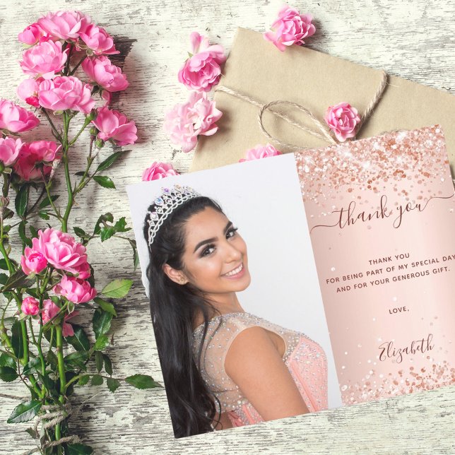Lámina Presupuesto Quinceanera rosa foto de lustre gracia (Subido por el creador)