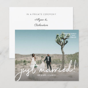 Lámina Presupuesto recién casado 4 Invitación de Boda de