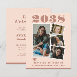 Lámina PRESUPUESTO Rosa moderno Rosa 4 Foto Invitación si