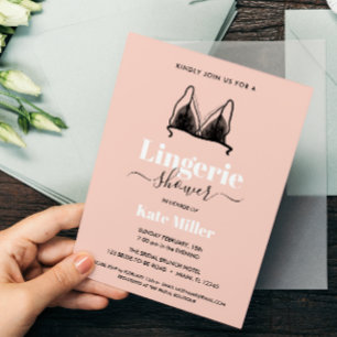 Lámina PRESUPUESTO Rosa Negro Ooh La Lingerie Bridal SHOW