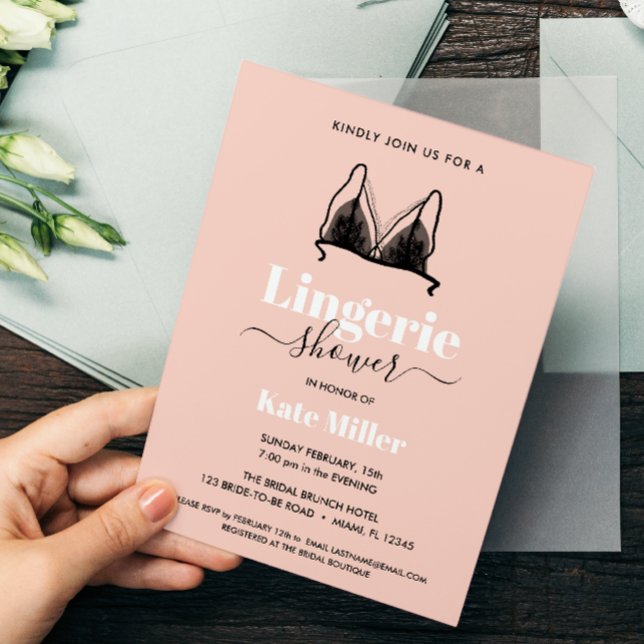 Lámina PRESUPUESTO Rosa Negro Ooh La Lingerie Bridal SHOW (Subido por el creador)