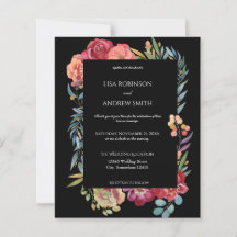 Presupuesto Rosa y Ciruela Floral Tropical V1 Boda