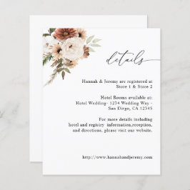 Lámina Presupuesto Rústico Neutral Boho Floral