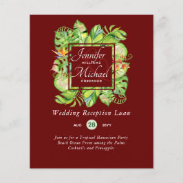 Lámina Presupuesto Saltos Tropicales Luau Boda Recepción 