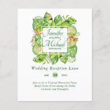 Presupuesto Saltos Tropicales Luau Boda Recepción 