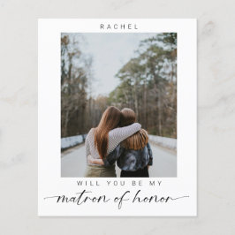 Lámina Presupuesto ¿Serás mi Matrón de Honor Foto Moda