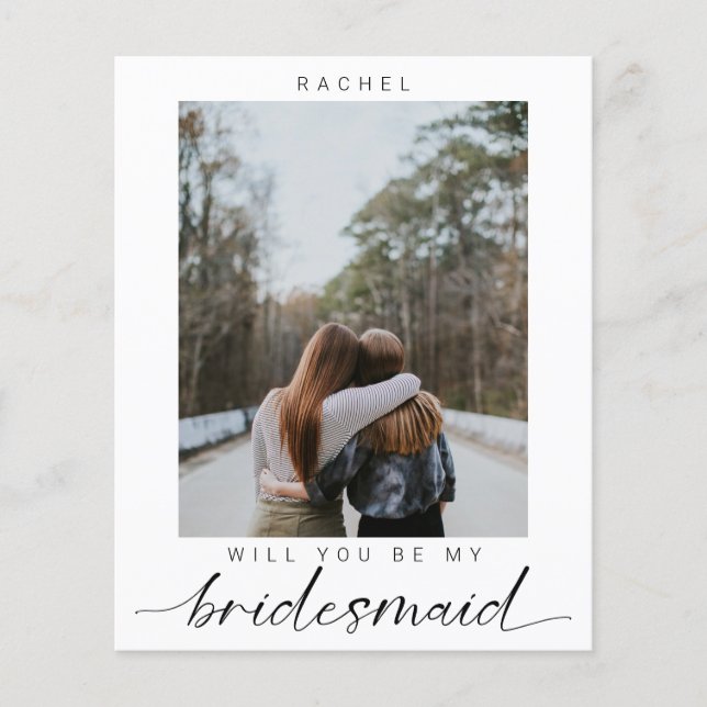 Lámina Presupuesto ¿Serás mi novia Minimalista? (Anverso)