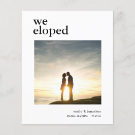 Lámina Presupuesto Simple Elegimos Foto De Invitación