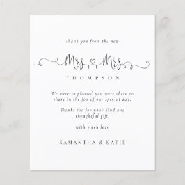 Lámina Presupuesto Sra. Rings Boda Lesbiana Gracias