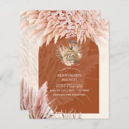 Lámina PRESUPUESTO Tea Fiesta Bridal Shower Pampas Grasa