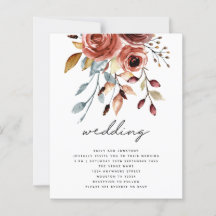 PRESUPUESTO Terracotta Florals QR Código Invitació