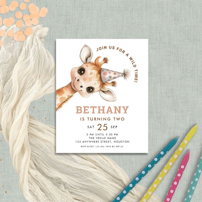 Lámina Presupuesto Tiempo Salvaje Cute Giraffe Segundo Fi (Subido por el creador)