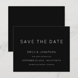 Lámina Presupuesto Tipografía Simple Blanco Negro Guardar