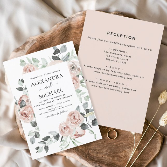 Lámina Presupuesto todo en un Boda de eucalipto floral ro (Subido por el creador)