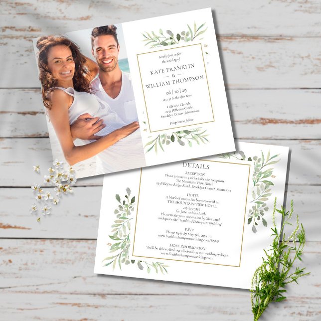 Lámina Presupuesto Todo En Una Invitación De Boda De Foli (Subido por el creador)
