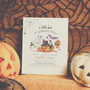 Lámina Presupuesto Un Pequeño Boo Cuidó Cat Halloween Bab