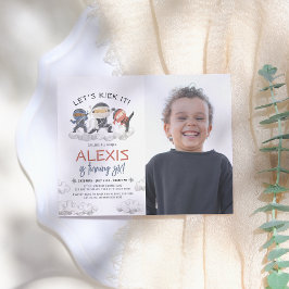 Lámina Presupuesto Vamos a patear la foto de Ninja Karate