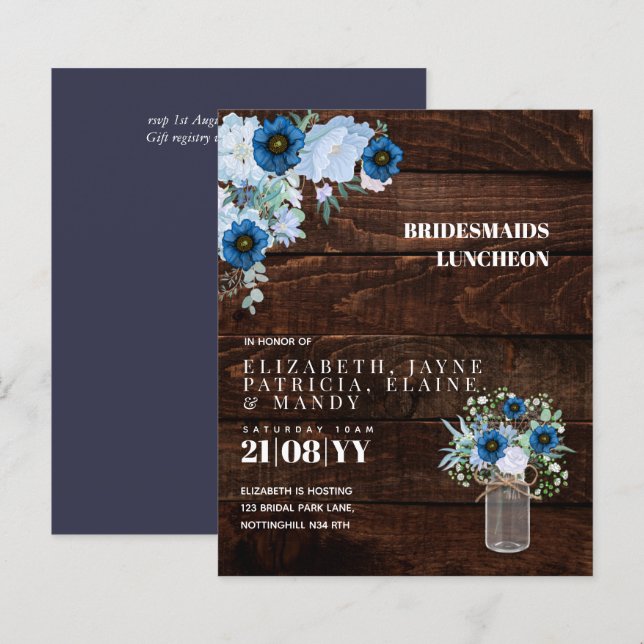 Lámina Presupuestos Bridesmaids Lunchech Brunch Lunch Flo (Anverso / Reverso)