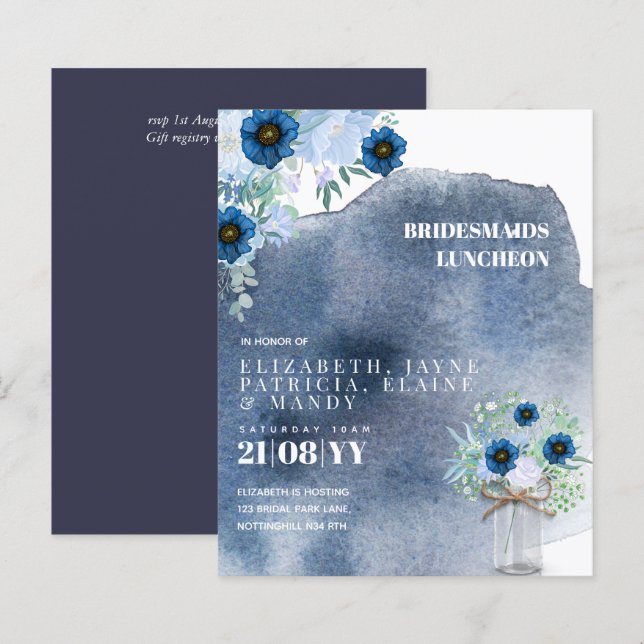 Lámina Presupuestos Bridesmaids Lunchech Brunch Lunch Flo (Anverso / Reverso)