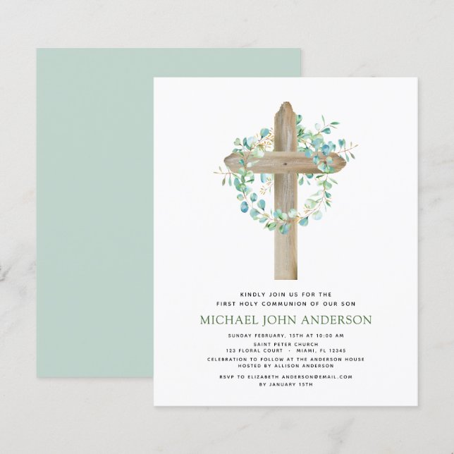 Lámina Presupuestos Primer ecologista de la comunidad sag (Anverso / Reverso)