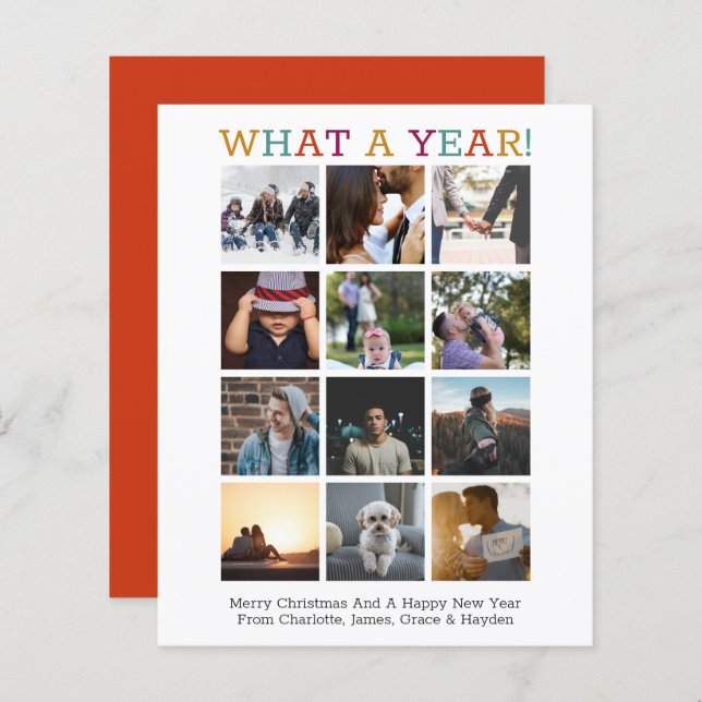 Lámina Presupuestos, revisión de un año de Navidades de f (Anverso / Reverso)