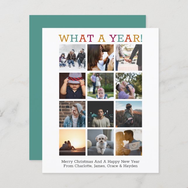 Lámina Presupuestos, revisión de un año de Navidades de f (Anverso / Reverso)