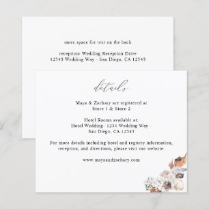 Lámina Presupuestos y detalles de la Floral Blanca