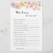 Primavera Blossom Bridal Shower que conoce el jueg