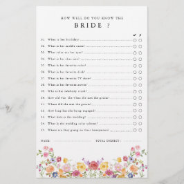 Lámina Primavera Flor silvestre pradera Jardín de novias