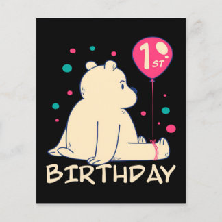 Lámina Primer cumpleaños | 1 año de bebé | Primer regalo