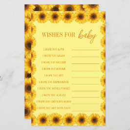 Lámina Primer cumpleaños de Little Sunflower Floral Chica