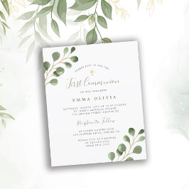 Lámina Primer eucalipto del presupuesto Invitación de la 