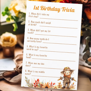 Lámina Primer juego de la trivialidad de cumpleaños