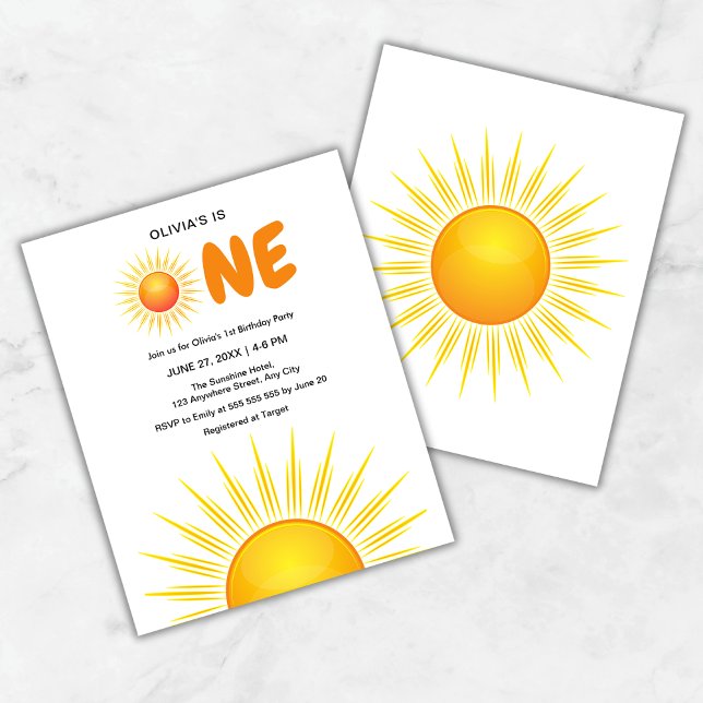Lámina Primer viaje presupuestario en torno a la invitaci (Budget First Trip Around the Sun 1st Birthday Invitation )