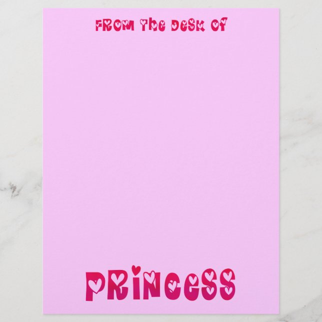 Lámina Princesa en los corazones (Anverso)