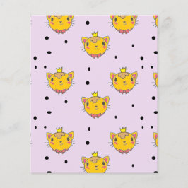 Lámina Princesa Kitty cat en morado