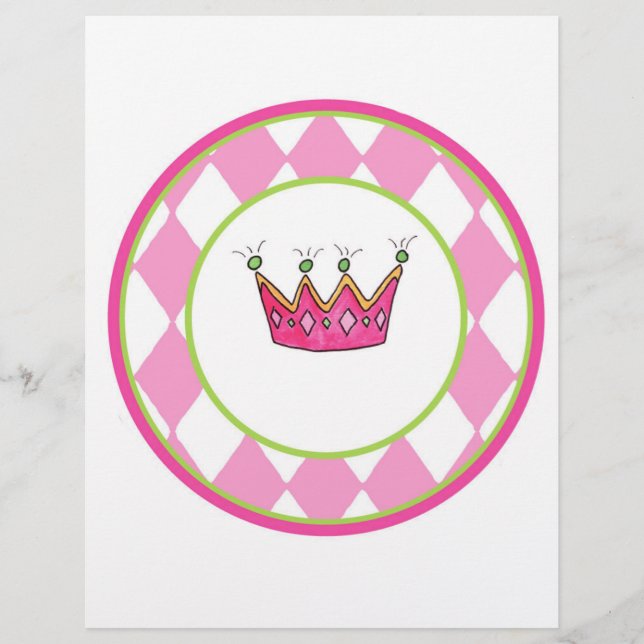 Lámina Princesa personalizada (Anverso)