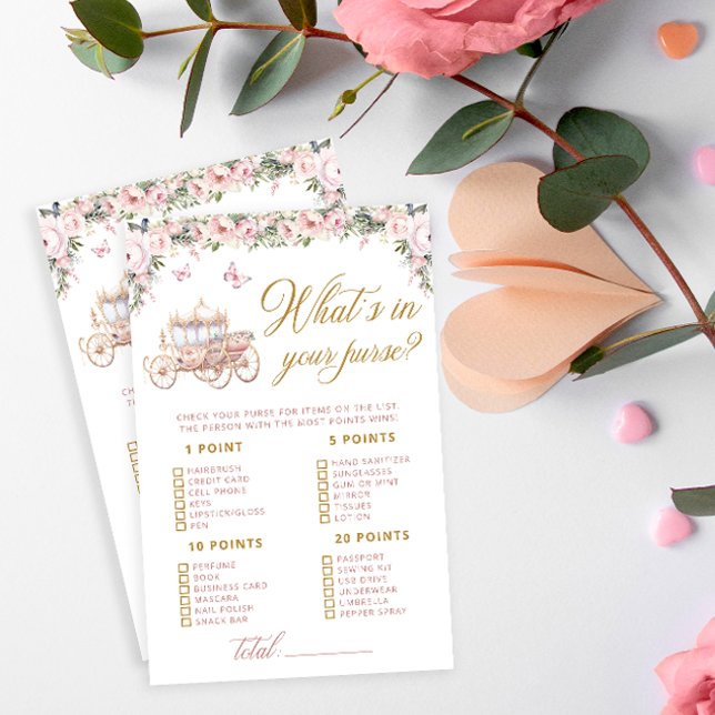 Lámina Princesa qué hay en tu juego de Baby Shower (Subido por el creador)