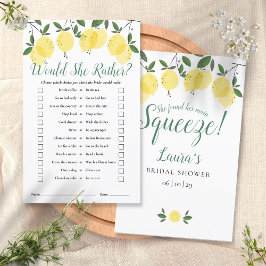 Lámina Principal Squeeze Lemons Ella Jugó Con Ducha De No