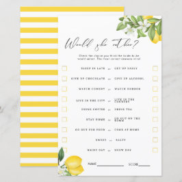 Lámina Principales juegos de ducha de cerámica de limón