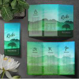 Lámina Profesor de Mediación de Yoga Maestro de Reiki Tri