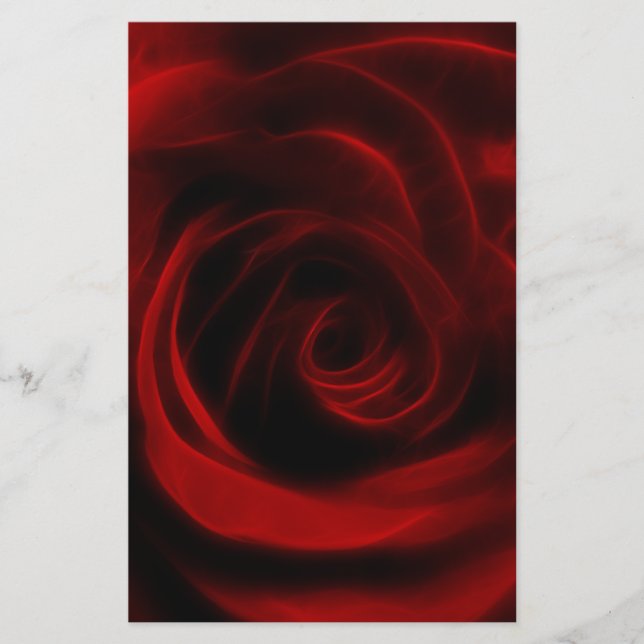 Lámina Profundidad de amor de la Rosa Roja (Anverso)