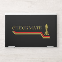 Cita de jaque mate juego de ajedrez negro rojo dor