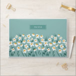 Lámina Protectora Para Portátil HP Floral moderno margarita azul giratorio elegante e<br><div class="desc">Floral moderno diseño de portátil elegante y elegante,  de color azul margarita.</div>