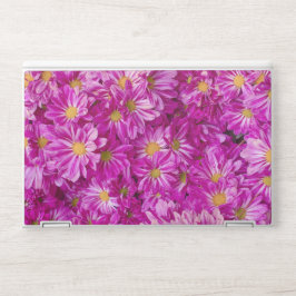 Lámina Protectora Para Portátil HP hermosos crisantemos morados florecen flores