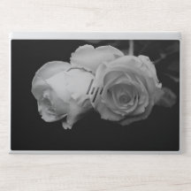 Piel portátil HP de lujo de rosa blanca