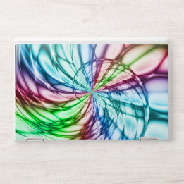 Lámina Protectora Para Portátil HP Serendipia | Arte fractal multicolor