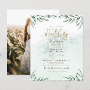 Lámina Proyecto de presupuesto de la invitación a la boda